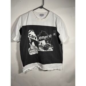 Cav Empt Graphic T-Shirt White Black Made in Japan Mens Large Streetwear Tee